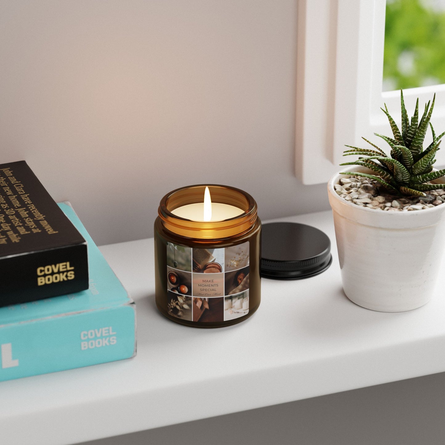 Warm Moments Soy Candle - Eco-Friendly