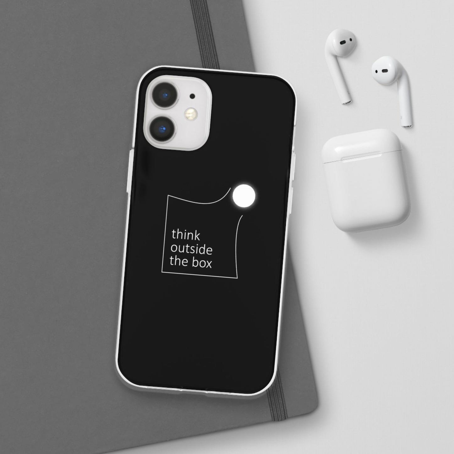 Think Outside The Box Flexible Phone Case