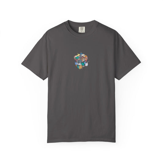 Cube Design T-Shirt - Geometric Casual Wear