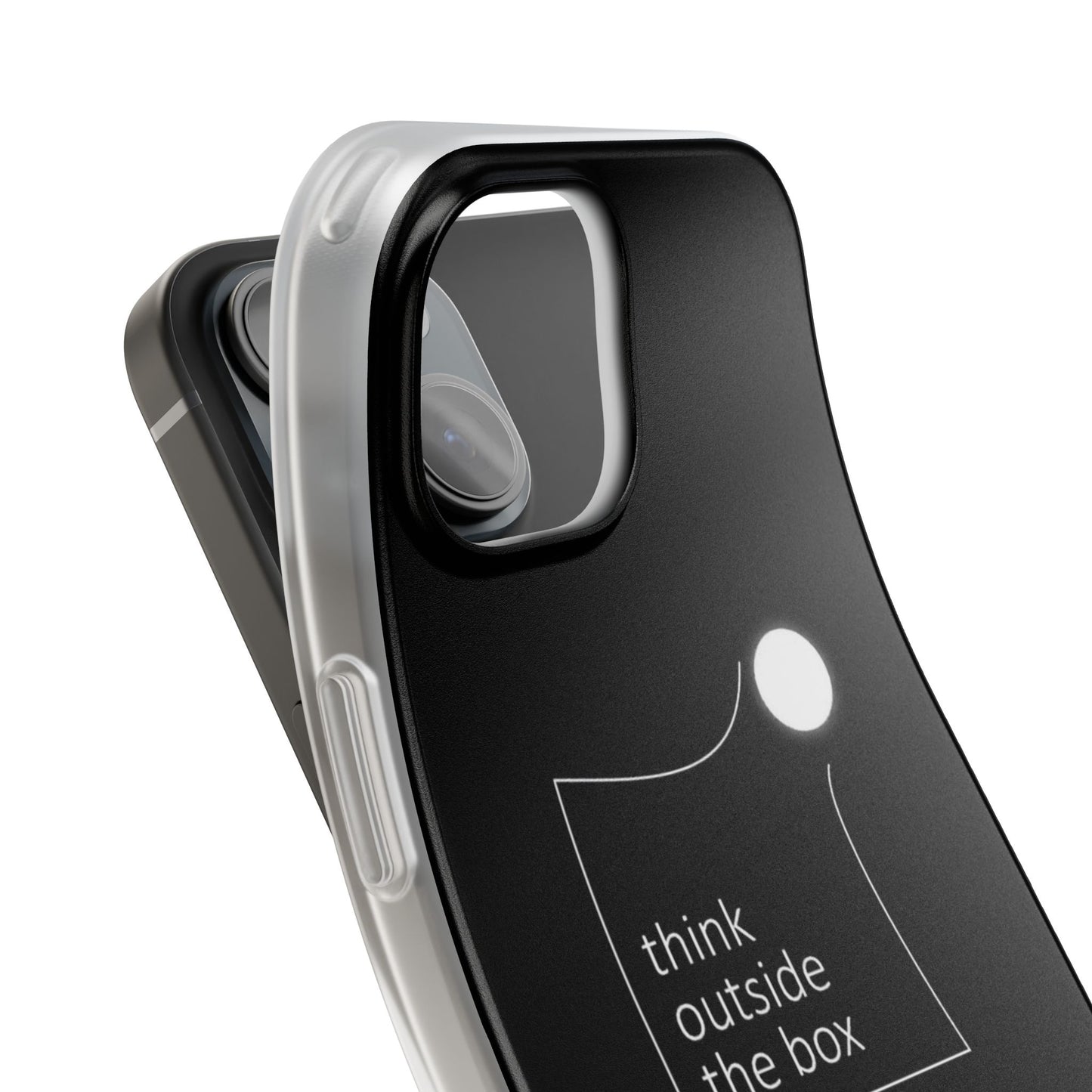 Think Outside The Box Flexible Phone Case