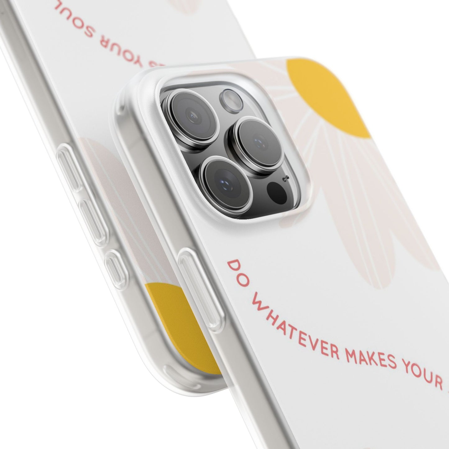 Daisy Flower Quote Flexible Phone Case