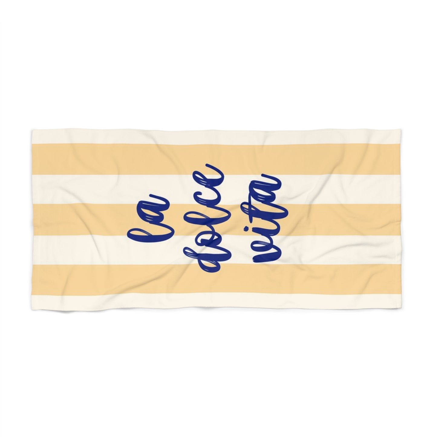 La Dolce Vita Beach Towel - Stylish Summer Essential, Poolside Accessory