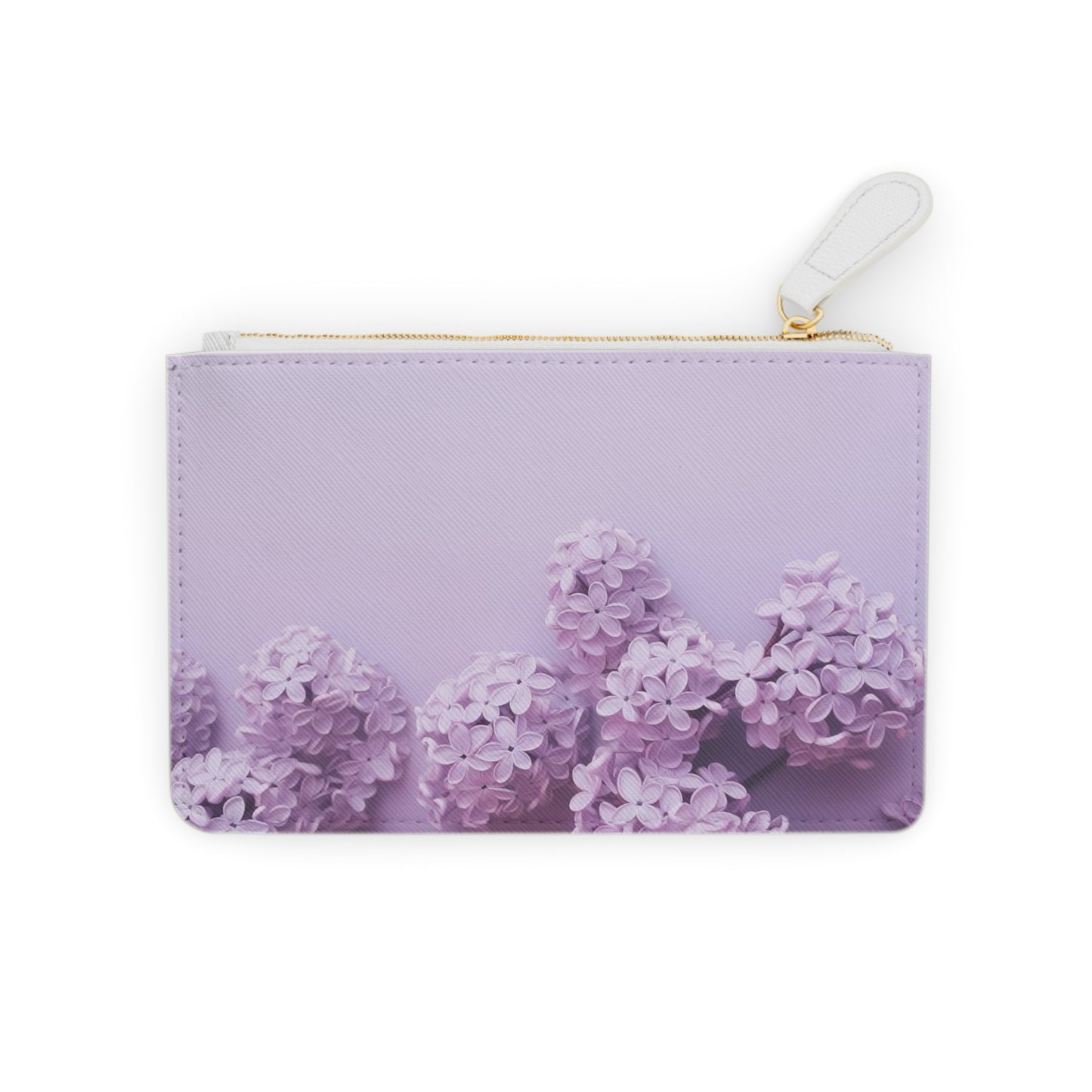 Floral Mini Clutch Bag - Blooming Lilac Design, Perfect for Everyday Use