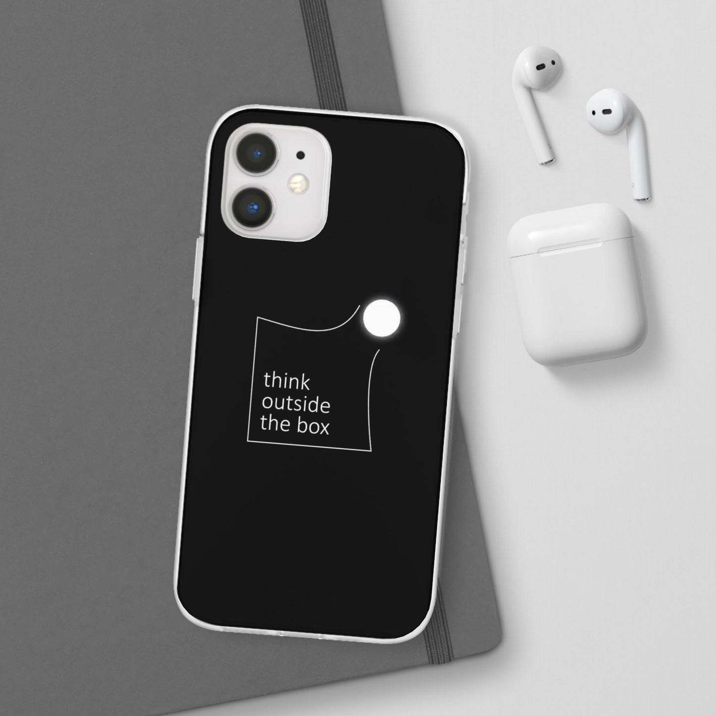 Think Outside The Box Flexible Phone Case