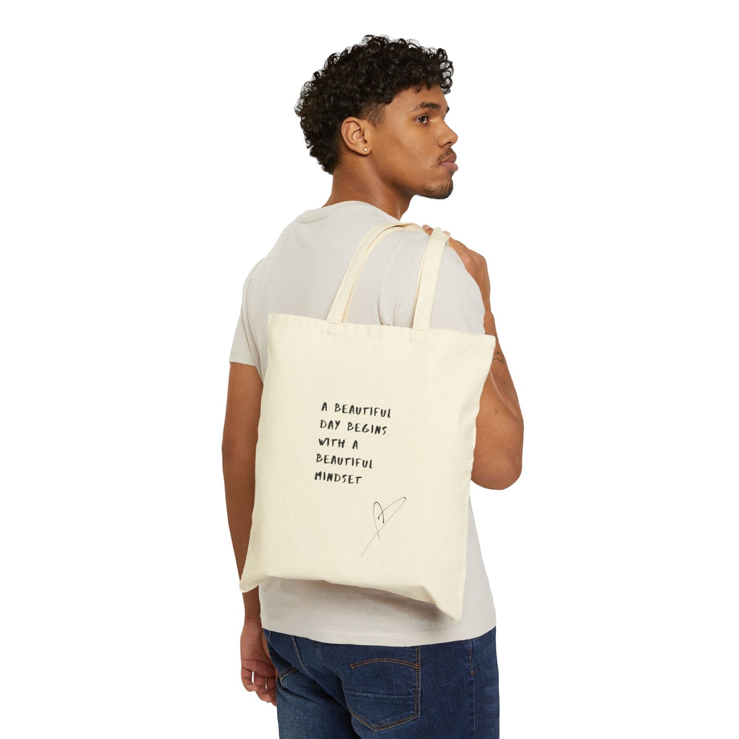 Inspirational Eco-Friendly Cotton Tote Bag