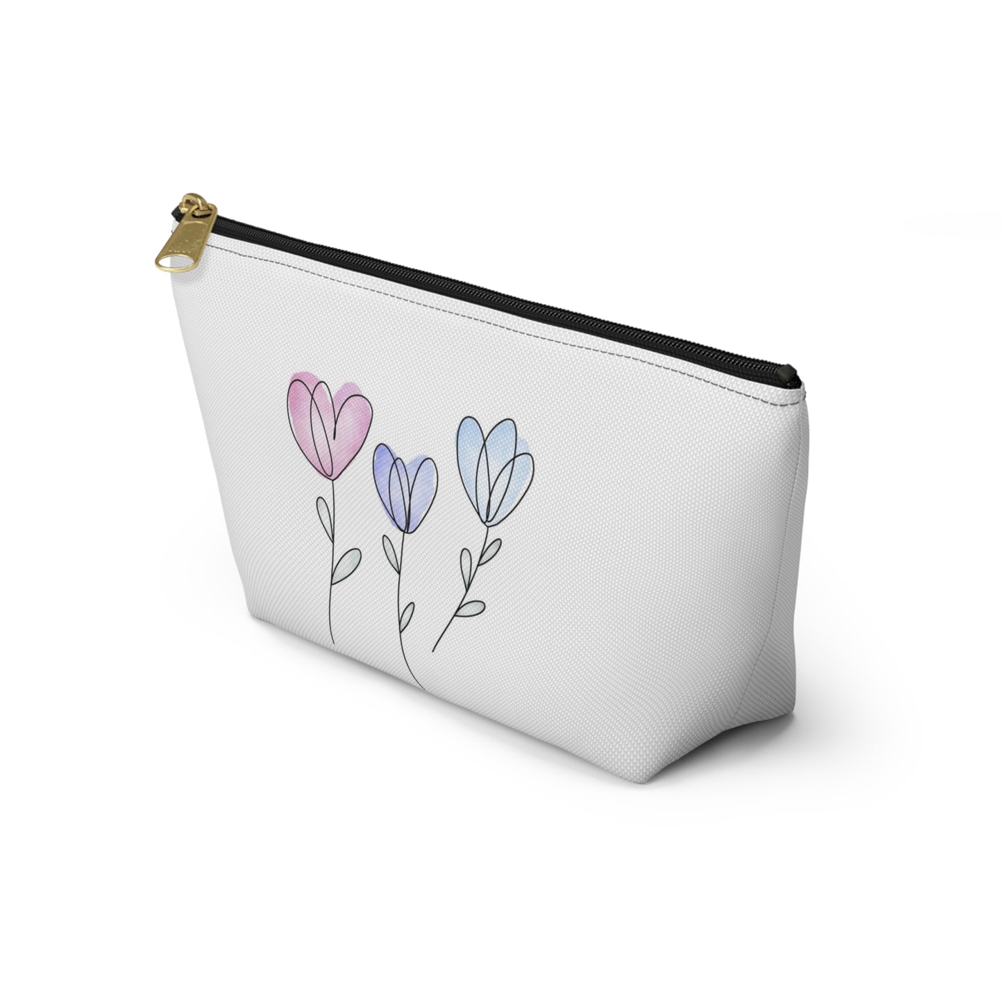 Floral Accessory Pouch, Cute Makeup Bag, Travel Essentials Organizer