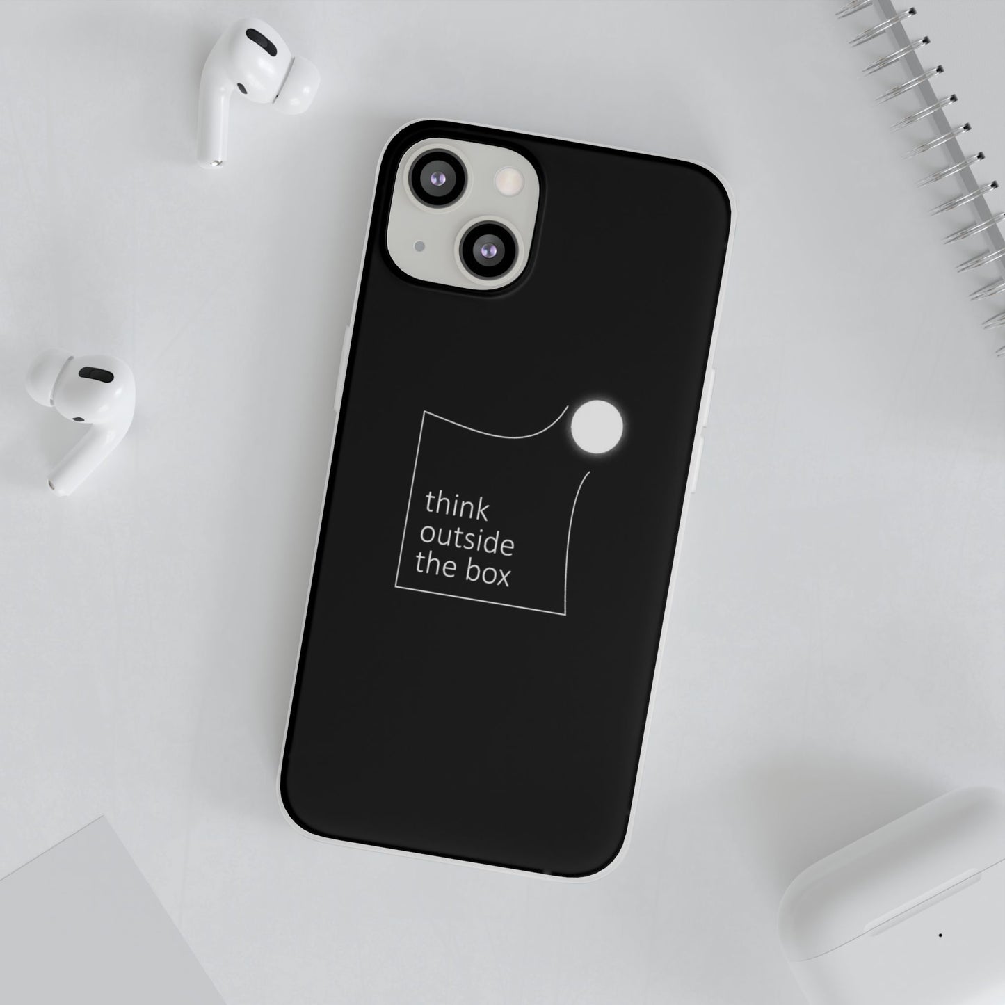 Think Outside The Box Flexible Phone Case