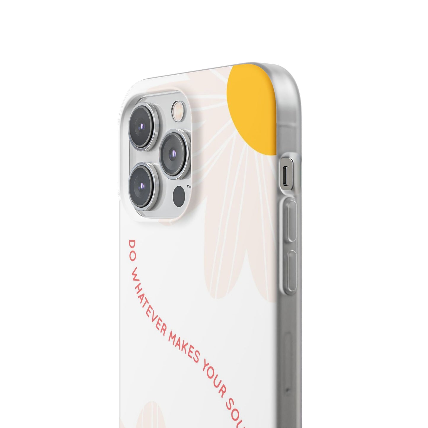 Daisy Flower Quote Flexible Phone Case