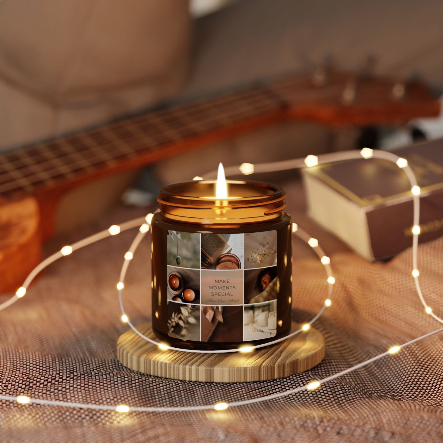 Warm Moments Soy Candle - Eco-Friendly