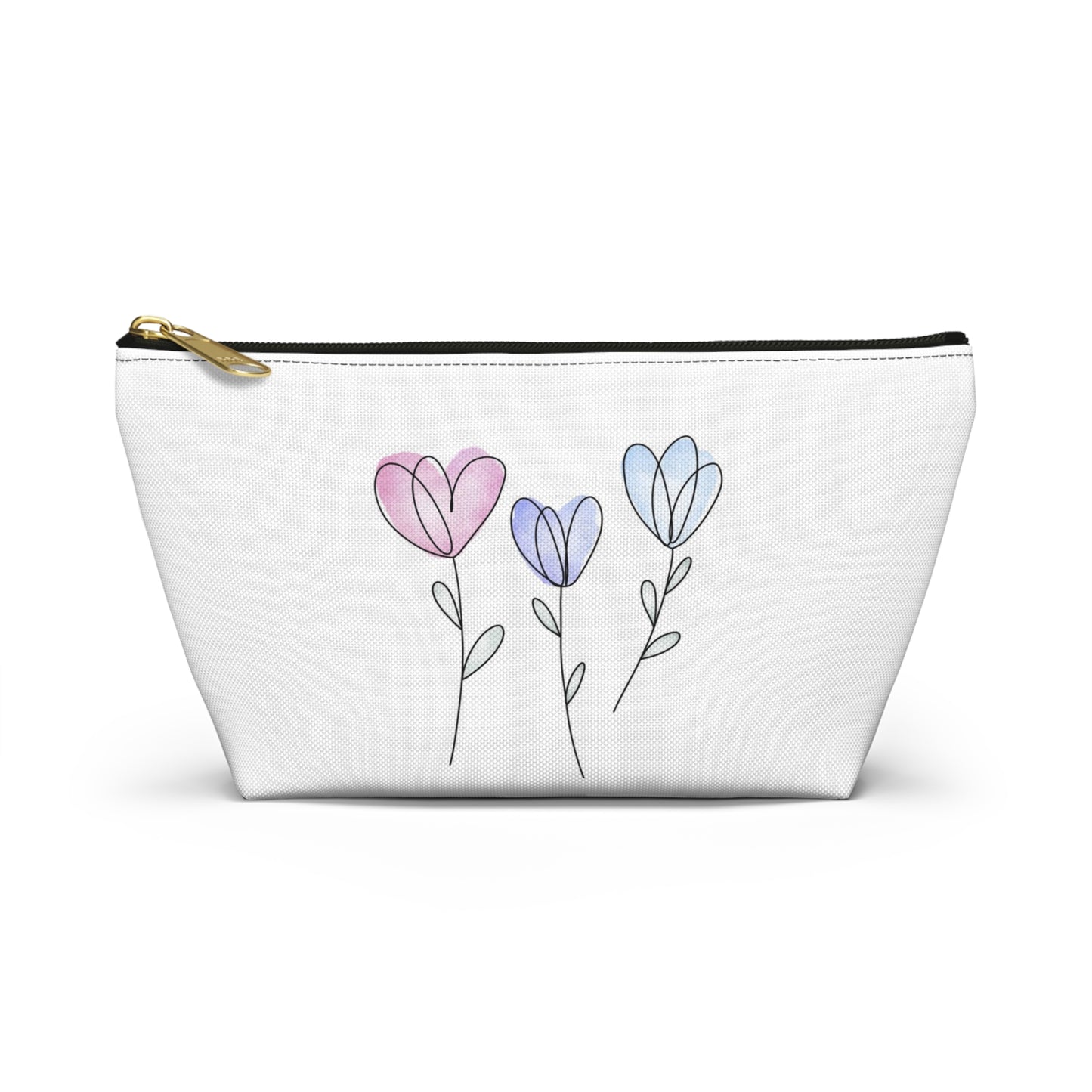 Floral Accessory Pouch, Cute Makeup Bag, Travel Essentials Organizer