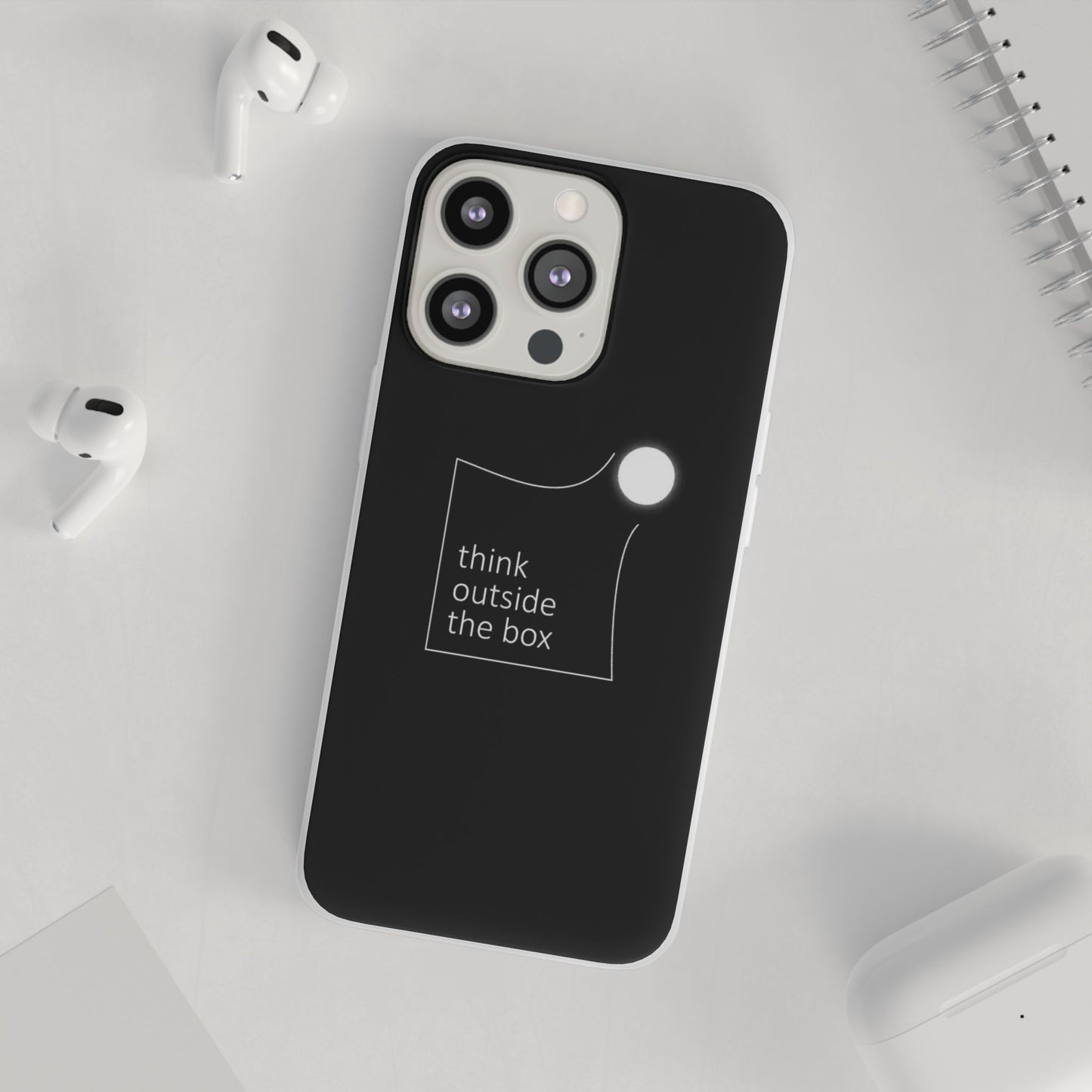 Think Outside The Box Flexible Phone Case