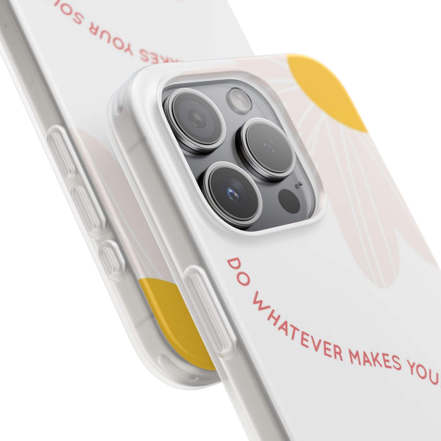 Daisy Flower Quote Flexible Phone Case