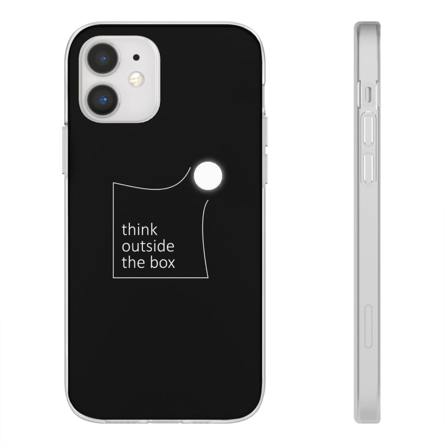 Think Outside The Box Flexible Phone Case