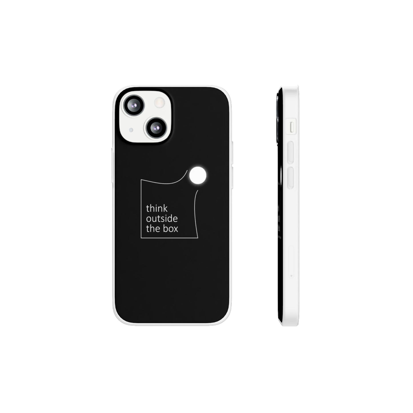 Think Outside The Box Flexible Phone Case