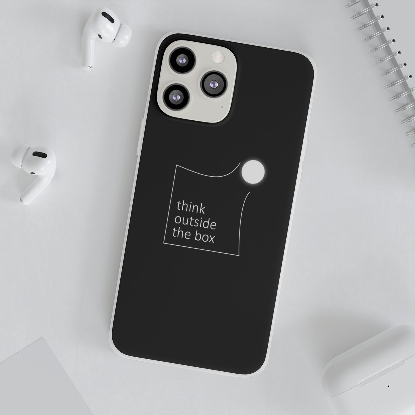 Think Outside The Box Flexible Phone Case