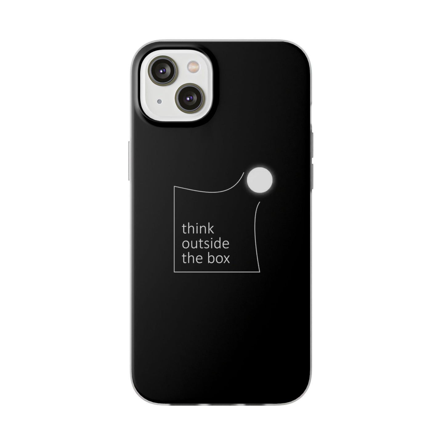 Think Outside The Box Flexible Phone Case