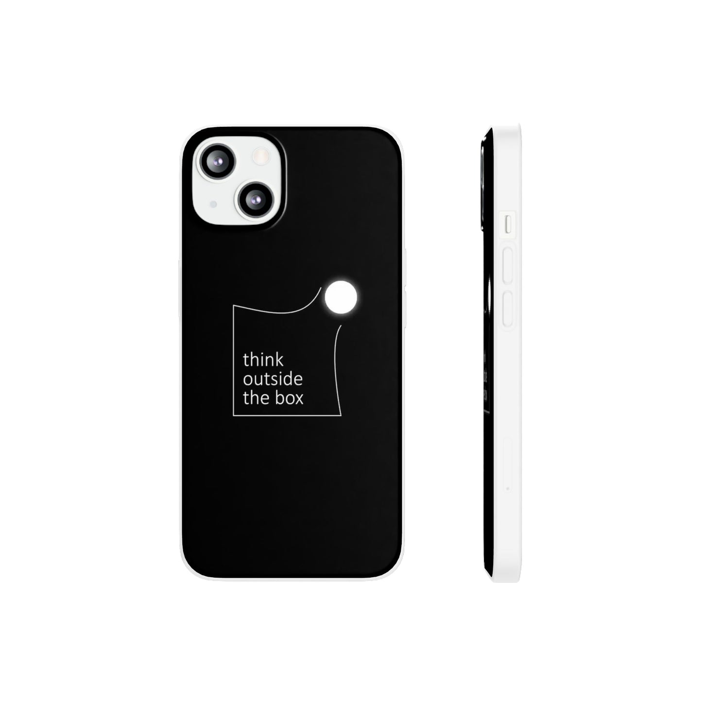 Think Outside The Box Flexible Phone Case