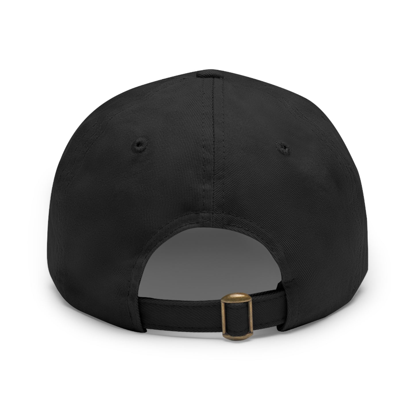 Self Love Club Dad Hat - Black with Leather Patch
