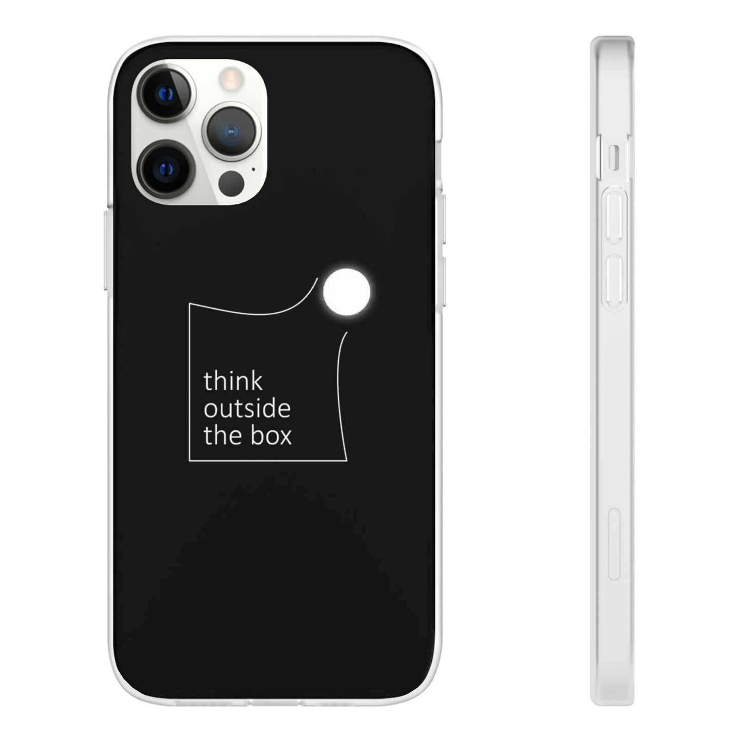 Think Outside The Box Flexible Phone Case