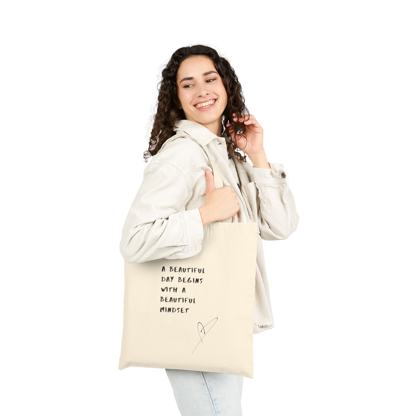 Inspirational Eco-Friendly Cotton Tote Bag