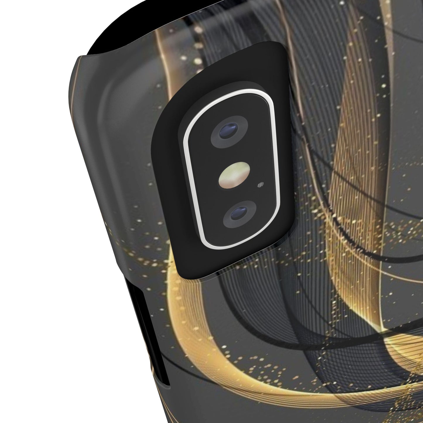 Elegant Abstract Gold Phone Case, Stylish Phone Cover, Slim Case