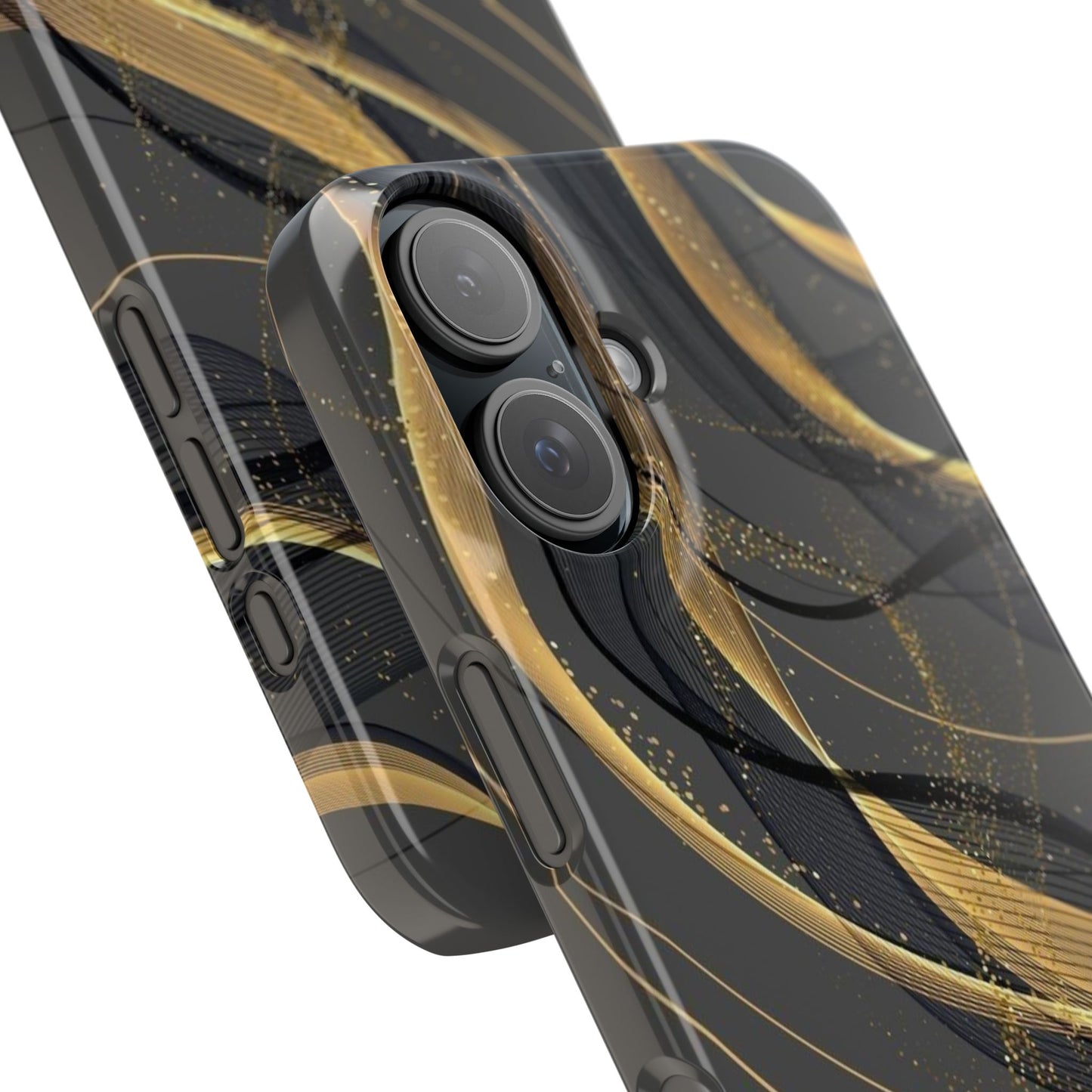 Elegant Abstract Gold Phone Case, Stylish Phone Cover, Slim Case