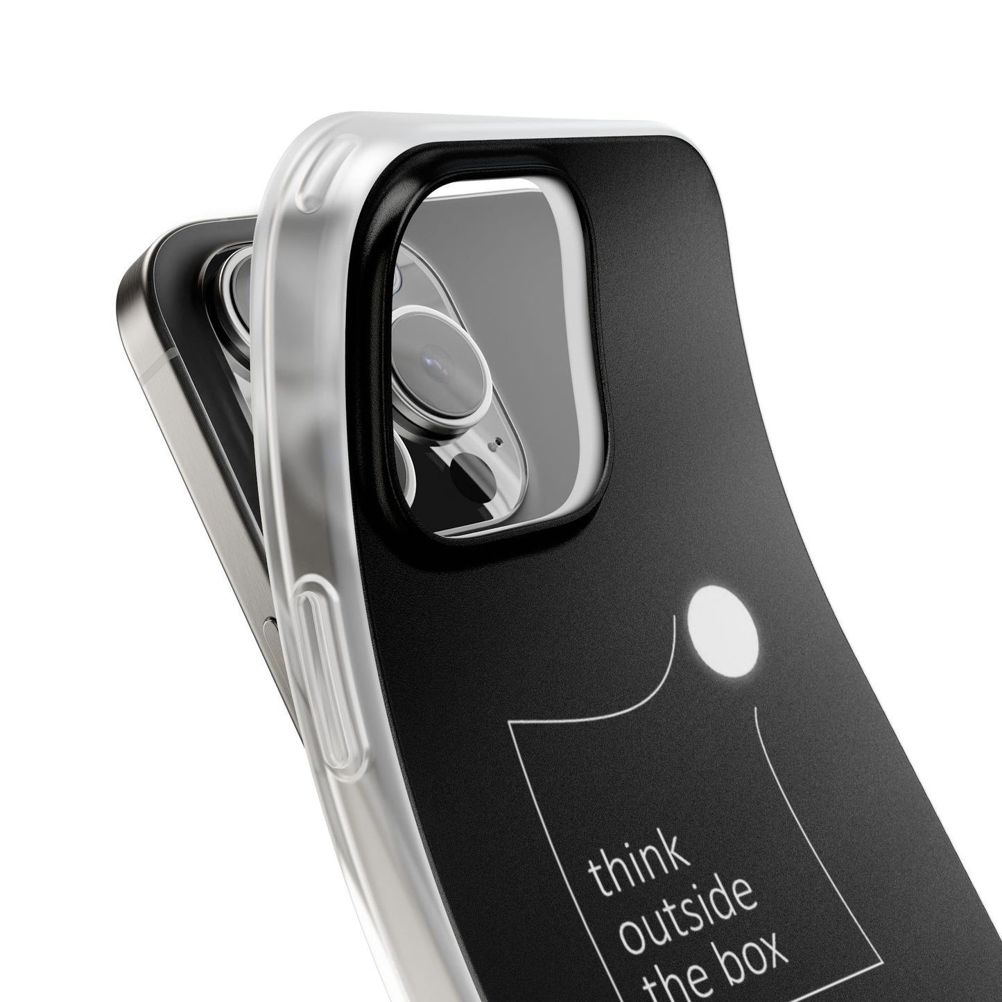 Think Outside The Box Flexible Phone Case